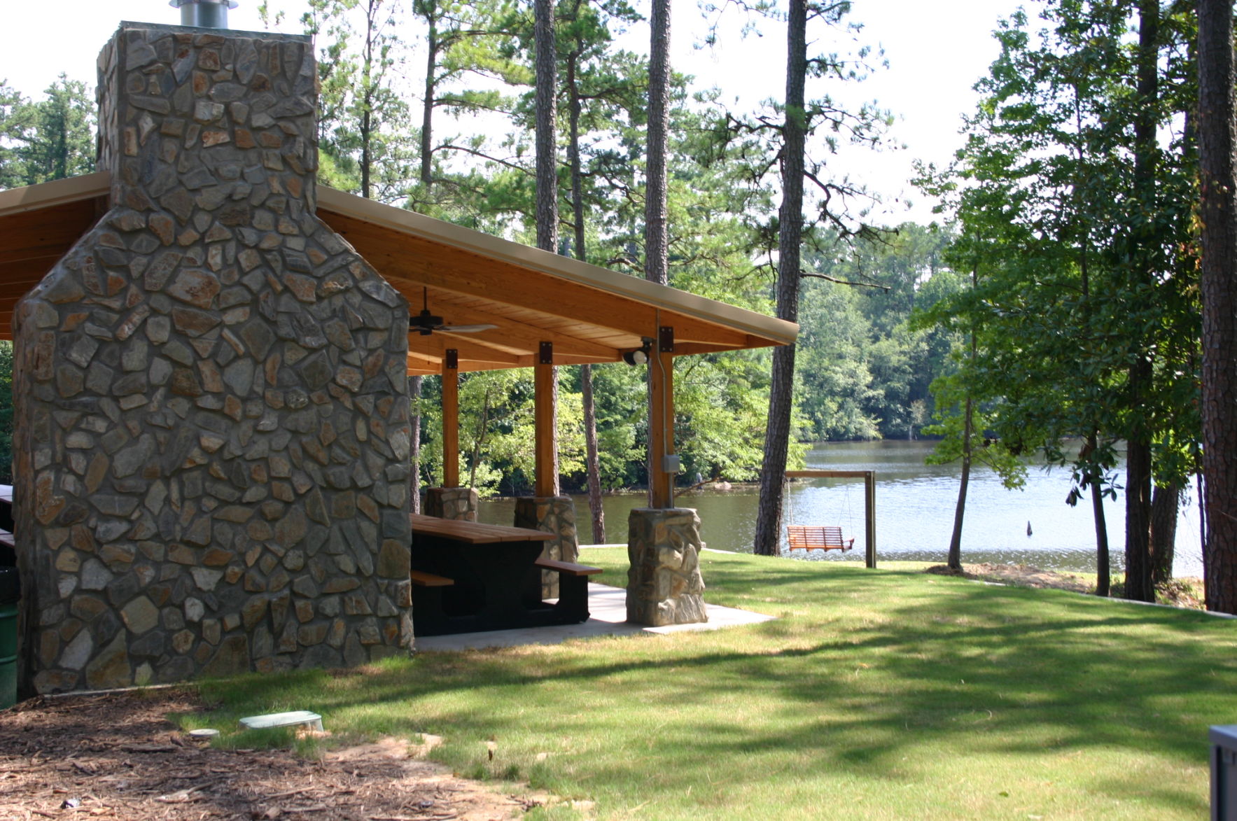 Gibson Pond large shelter